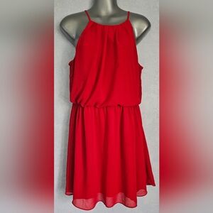 BY & BY Womens Red Sleeveless Dress XL
